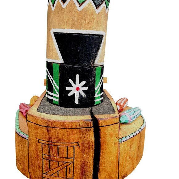 Hopi Katchina Katsina Native American Doll Crow Mother Angwusnasomtaka Pashano - Picture 14 of 16